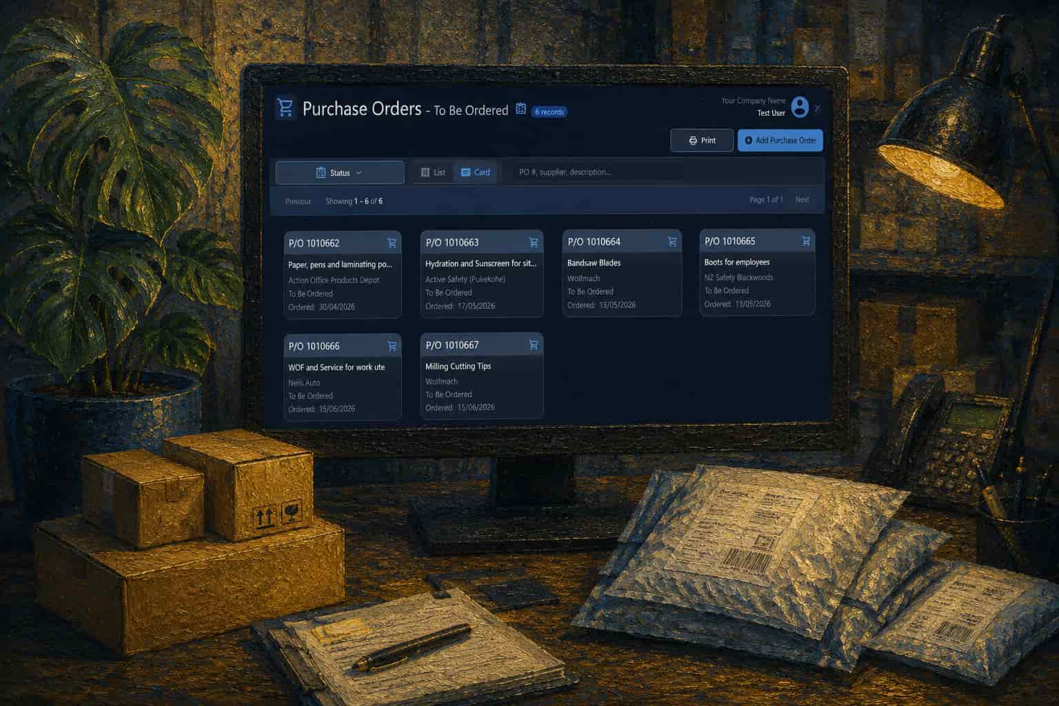 Purchase Orders — product feature